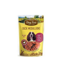 Dog Fest Duck Medallions for adult  Dog Treats - 90g