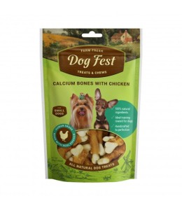 Dog Fest Calcium Bones With Chicken For Mini-Dogs - 55g