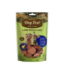 Dog Fest Lamb Medallions Small Dog Treats - 55g