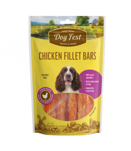Dog Fest Farm Fresh Chicken Fillet Bar Treats - 90g