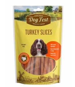 Dog Fest Turkey Slices Dog Treats - 90g