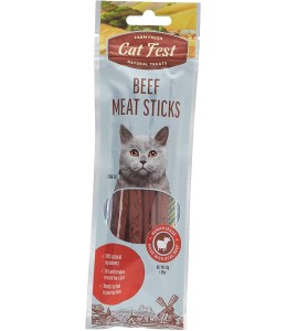 Cat Fest Beef Meat Sticks Cat Treats - 45g