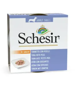 Schesir Dog Wet Food Can-Tuna with Peas - 85g