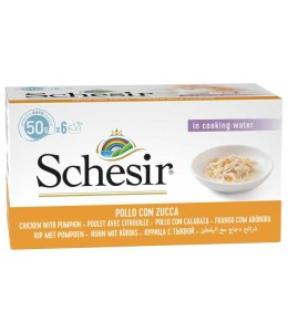 Schesir Cat Multipack Can Chicken with Pumpkin - 6x50g