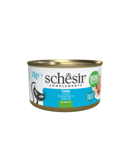 Schesir Complements Cat Wet Food  in Jelly Can- Tuna 70g