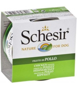 Schesir Dog Wet Food-Chicken Fillets - 150g