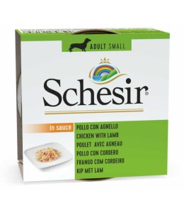Schesir Dog Wet Food Can-Chicken with Lamb - 85g