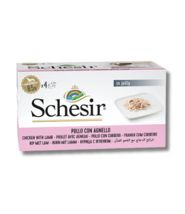 Schesir Dog Wet Food-Chicken Fillets With Lamb - 340g