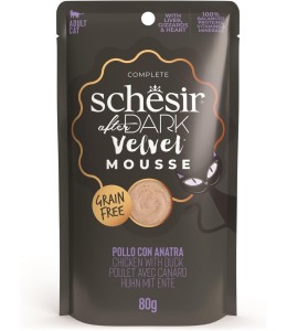 Schesir After Dark Velvet Mousse For Cat - Chicken With Duck 80g
