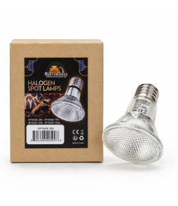 ReptiWorks Halogen Spot Lamps 50W6.3X6.3X8.2Cm / 2.5"X2.5"X3.2"