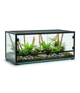 ReptiWorks Reptile Glass Terrarium-Hinge Double Doors 90*45*32Cm