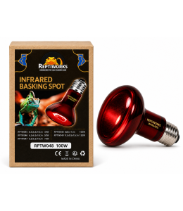 ReptiWorks Infrared Basking Spot 100W8X8X11Cm / 3.1"X3.1"X4.3"
