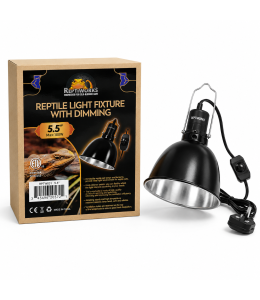 ReptiWorks Reptile Light Fixture With Dimming 5.5" Max.100W14X14X19.5Cm / 5.5"X5.5"X7.6"