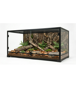 ReptiWorks Reptile Glass Terrarium-Hinge Double Doors90*45*45Cm