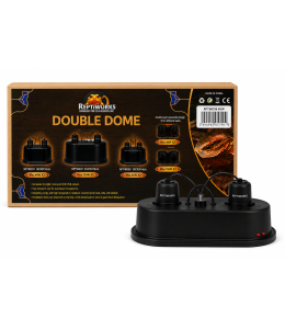 ReptiWorks Double Dome Max.40W×219X10X14Cm / 7.5"X3.9"X3.5"