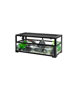 ReptiWorks Water-Land Ecological Turtle Tank76X30X30Cm / 30"X12"X12Base Height: 18Cm