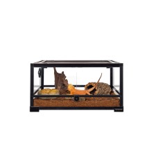 ReptiWorks Flat Packed Reptile Glass Terrariums-Hinge Door 600X450X320Mm