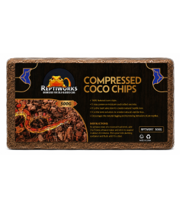 ReptiWorks Compressed Coco Chips, 500G