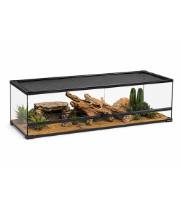 ReptiWorks Reptile Glass Terrarium-Hinge Double Doors1200X450X320Mm