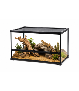 ReptiWorks Reptile Glass Terrarium-Hinge Double Doors60*45*45Cm