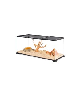 ReptiWorks Easy Clean Knock-Down Glass Habitat76.2X30.5X30.5Cm / 30"X12"X12"Mesh Cover: 2 Pcs