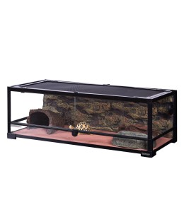 ReptiWorks Flat Packed Reptile Glass Terrariums-Hinge Door 914X457X320Mm