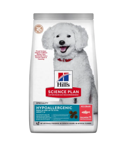 Hills Science Plan Hypoallergenic Small & Mini Adult Dry Dog Food with Salmon 1.5kg