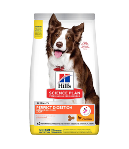 Hill’s Science Plan Perfect Digestion Medium Adult 1+ Dog Food with Chicken and Brown Rice 2.5kg