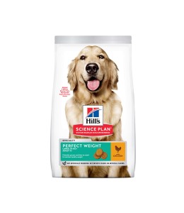 Hill's Science Plan Adult Perfect Weight Large Breed Dog Food with Chicken - 12kg