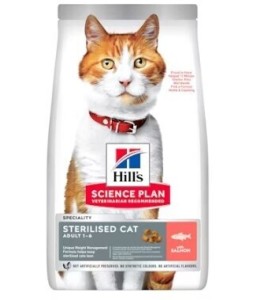 Hill’s Science Plan Sterilised Cat Adult Cat Food With Salmon (1.5kg)