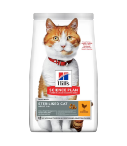 Hill's Science Plan Sterilised Adult Cat Food with Chicken - 3kg