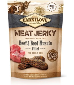 Carnilove Jerky Snack Beef & Beef Muscle Fillet 100g