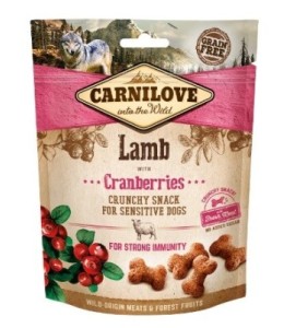Carnilove Lamb with Cranberries Crunchy Snack for Sensitive Dogs 200g