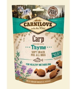 Carnilove Carp enriched with Thyme Soft Snack for Dogs 200g