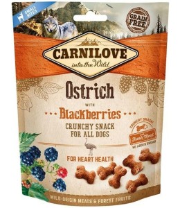 Carnilove Ostrich with Blackberries Crunchy Snack for Dogs 200g