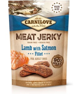 Carnilove Jerky Snack Lamb With Salmon Fillet 100g