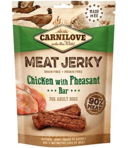 Carnilove Jerky Snack Chicken With Pheasant Bar 100g