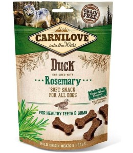 Carnilove Duck enriched with Rosemary Soft Snack for Dogs 200g