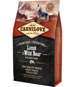 Carnilove Lamb & Wild Boar For Aduhttps://valuepet.odoo.com/odoo/action-559lt Dogs 4kg