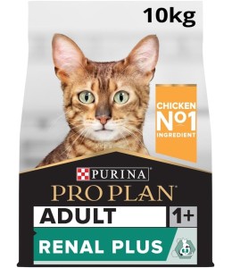Purina Pro Plan Adult Renal Plus Everyday Dry Cat Food with Chicken, 10 kg