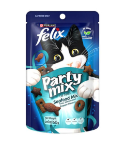 Nestle Purina Felix Party Mix Seafood Mix Cat Treats 60g