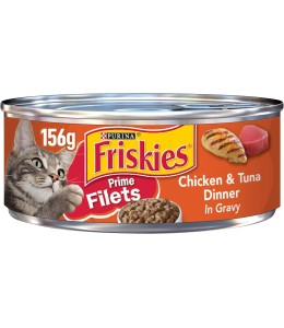 Nestle Purina Friskies Prime Fillet Cat Wet Food Chicken & Tuna 5.5oz