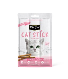 Kit Cat Grain Free Cat Stick Salmon &amp; Seafood 15g