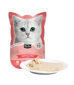 Kit Cat Petite Pouch 70g - Chicken & Beef