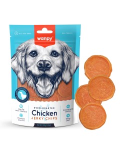 Wanpy Chicken Jerky Chips 100g