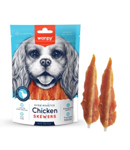 Wanpy Chicken Skewers 100g