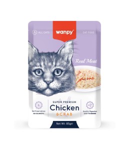 WANPY Chicken & Crab For Cat 85g
