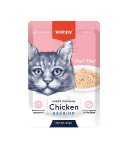 WANPY Chicken & Shrimp For Cat 85g