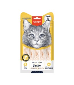 WANPY Creamy Treat For Senior 7+ Chicken & Liver