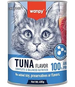 Wanpy Complete Paste Canned Food For Cats (Tuna) – 400G
